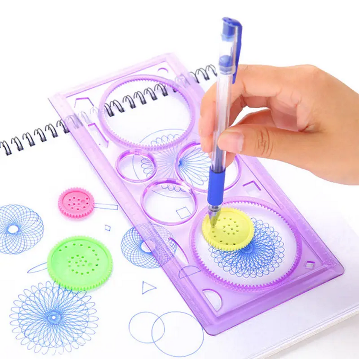 Photography Technique - Multi-functional Painting Spirograph Set Geometric Ruler
