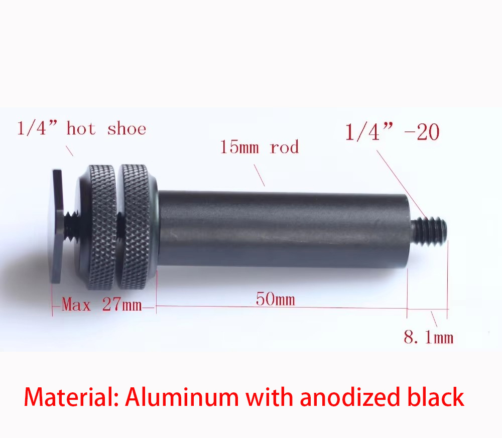 Hot Shoe Adapter - Diameter 15mm 2
