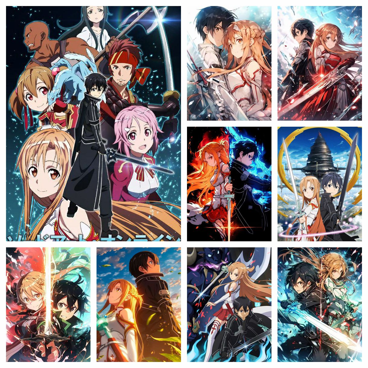 Photography Online - Japan Anime Characters Diamond Painting Sword