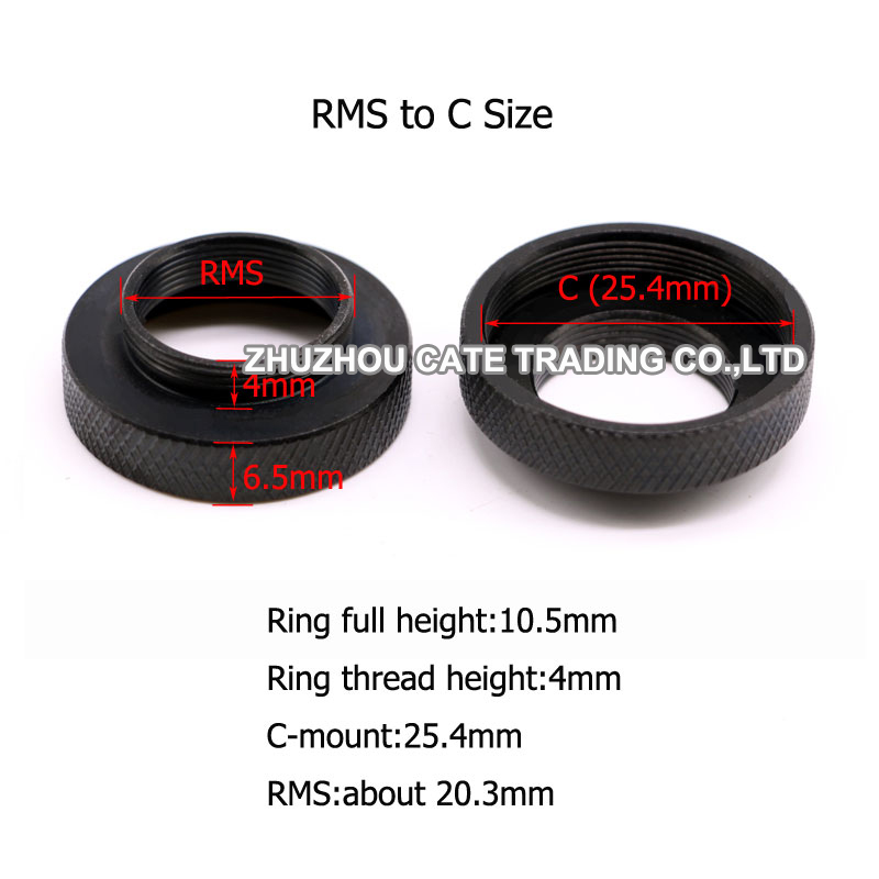 RMS to C Mount Microscope Came - đánh giá và giá Lens Adapter Ring
