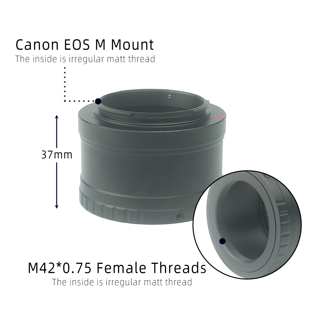 EYSDON 1.25 Inch To EOS M T-Ri - đánh giá và giá Lens Adapter Ring