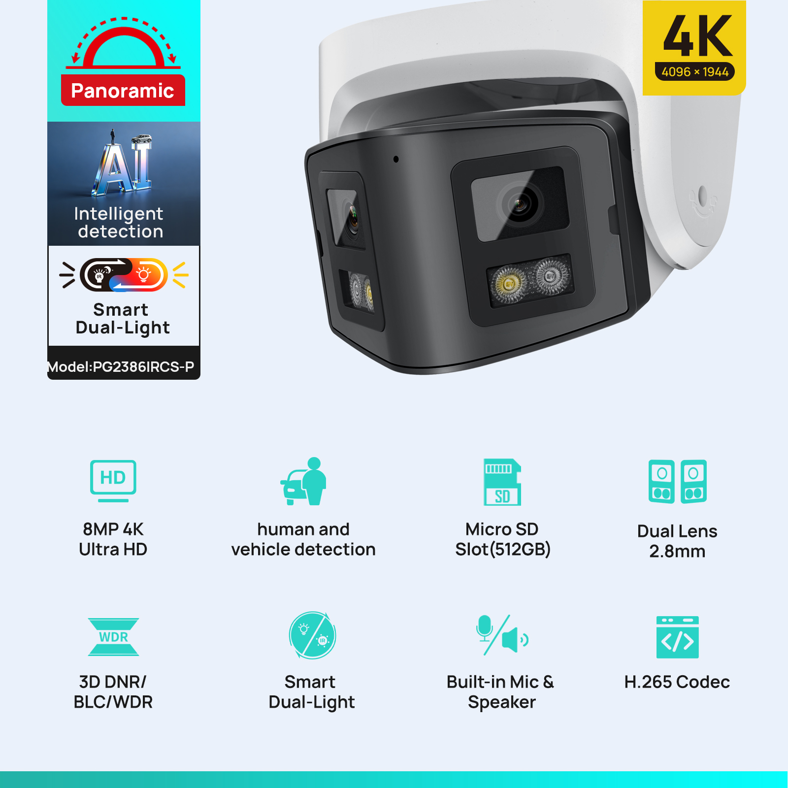 Vikylin 8MP Panoramic Smart Du - đánh giá và giá Photography Online