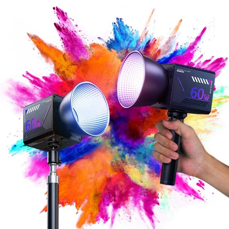 RGB Video Light Portable LED P - đánh giá và giá Strobe Light Studio