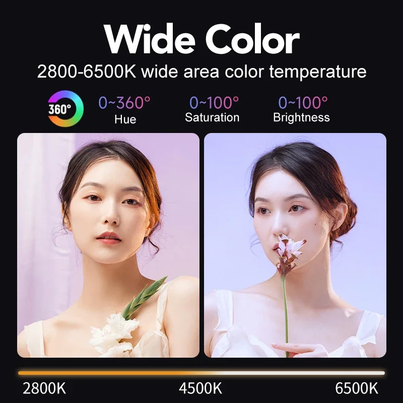 RGB Video Light Portable LED P - đánh giá và giá Strobe Light Studio