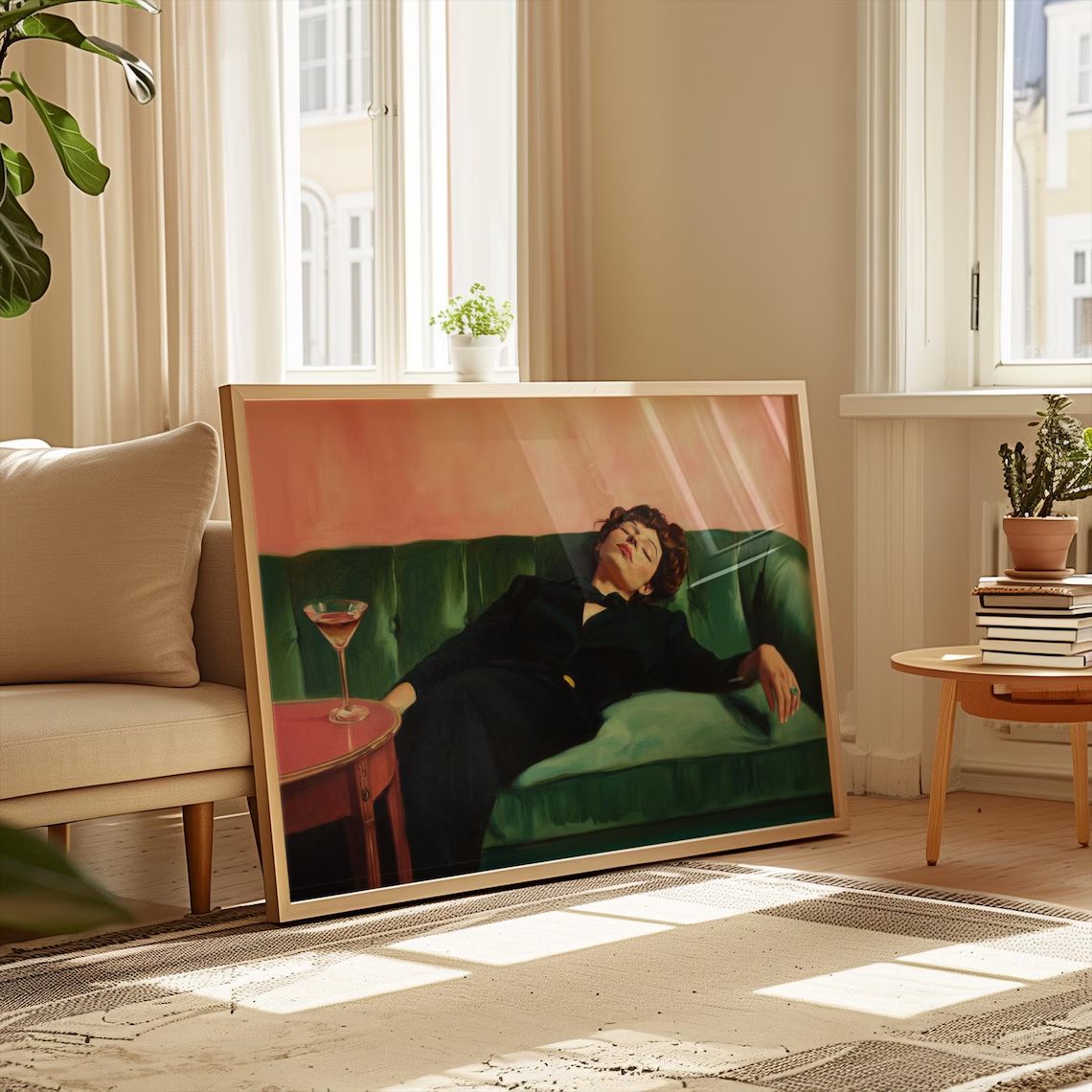 Woman on Couch with Martini |  - đánh giá và giá Photography By