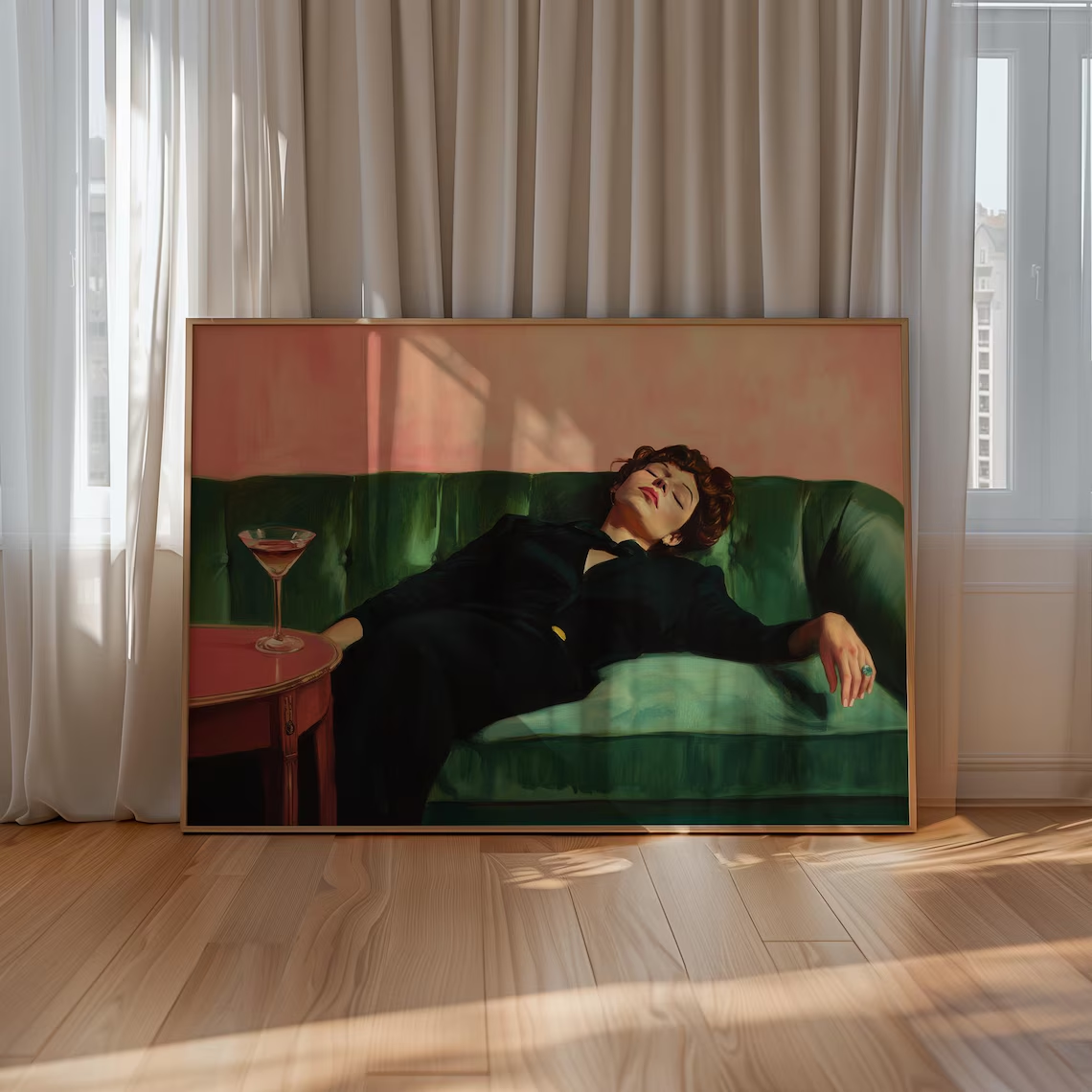 Woman on Couch with Martini |  - đánh giá và giá Photography By