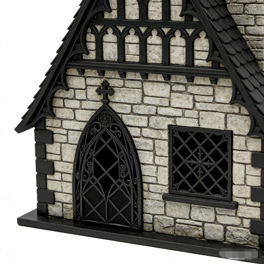 1:12 Scale Gothic Arched Door  - đánh giá và giá Photography Aesthetic