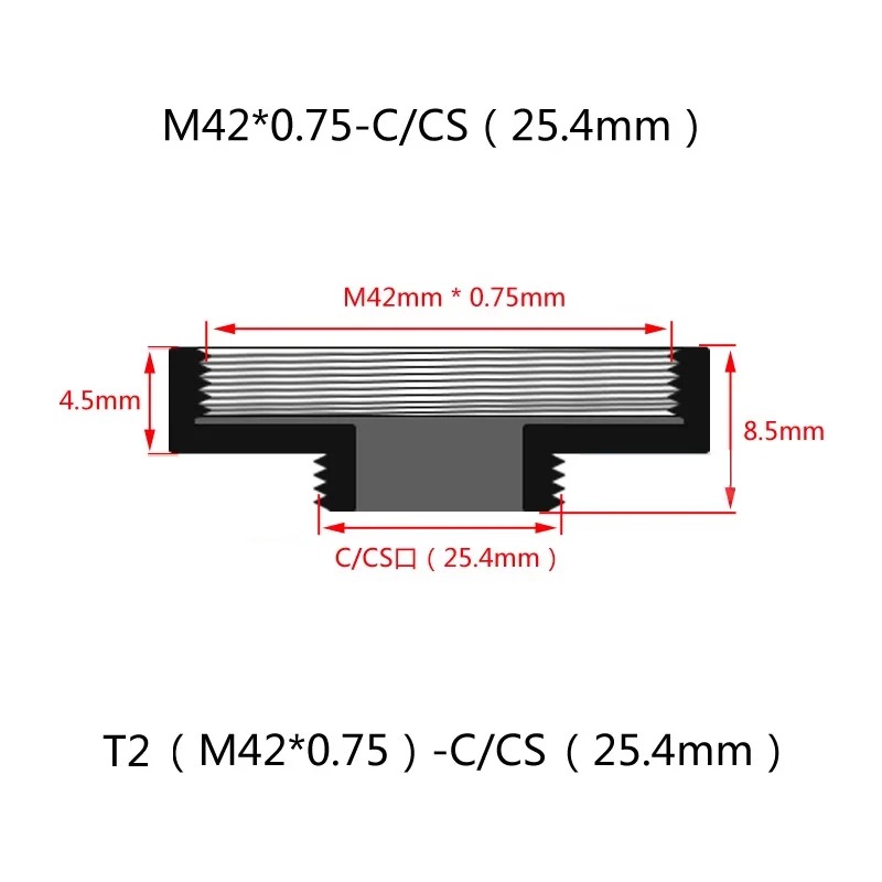 ‌M42 to C Mount Adapter Ring M - đánh giá và giá Lens Adapter Ring