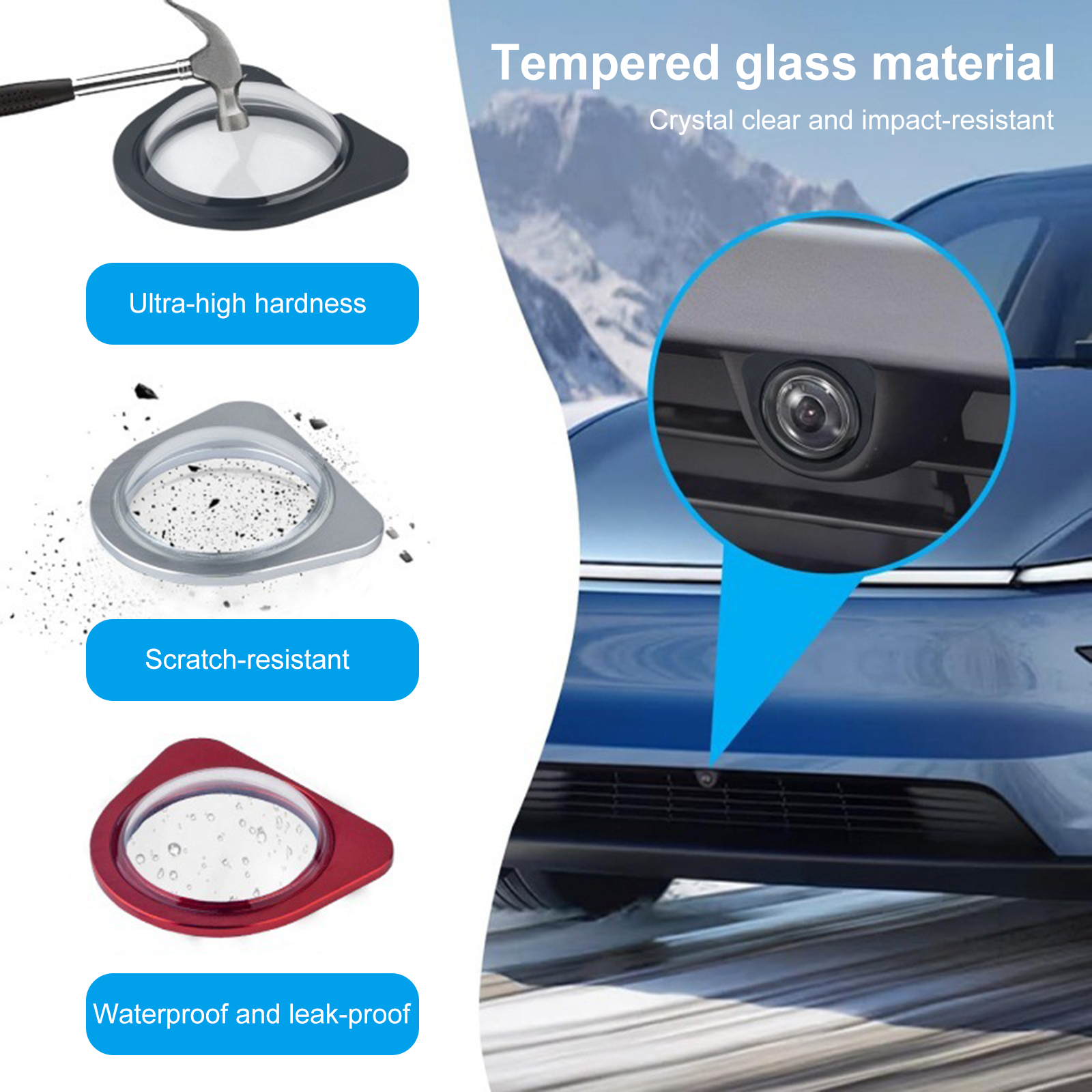 HD Clear Front Camera Protecto - đánh giá và giá Camera Rain Cover