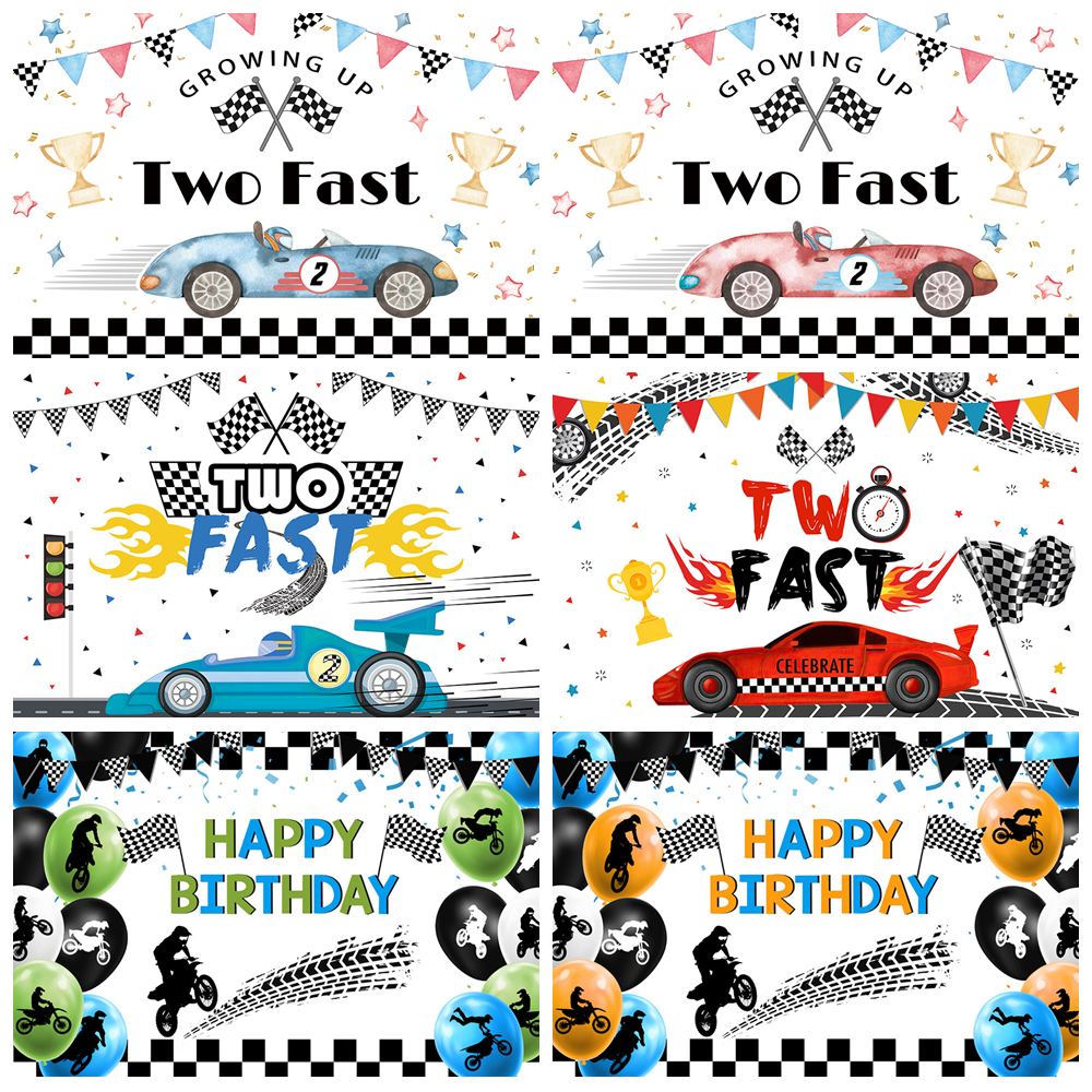 Racing Birthday Party Backdrop - đánh giá và giá Photography Competition