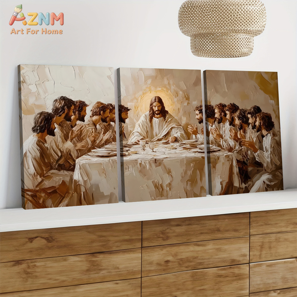 3PCS The Last Supper Abstract  - đánh giá và giá Photography By