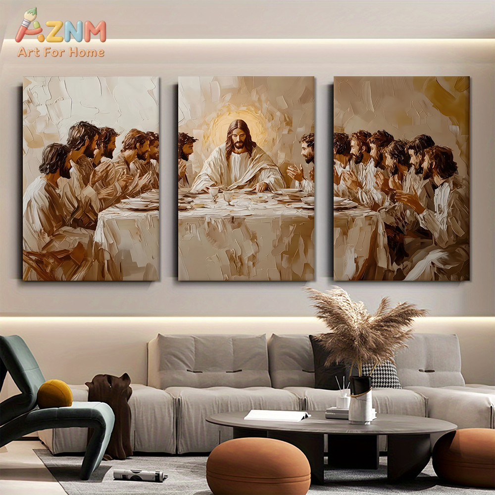 3PCS The Last Supper Abstract  - đánh giá và giá Photography By