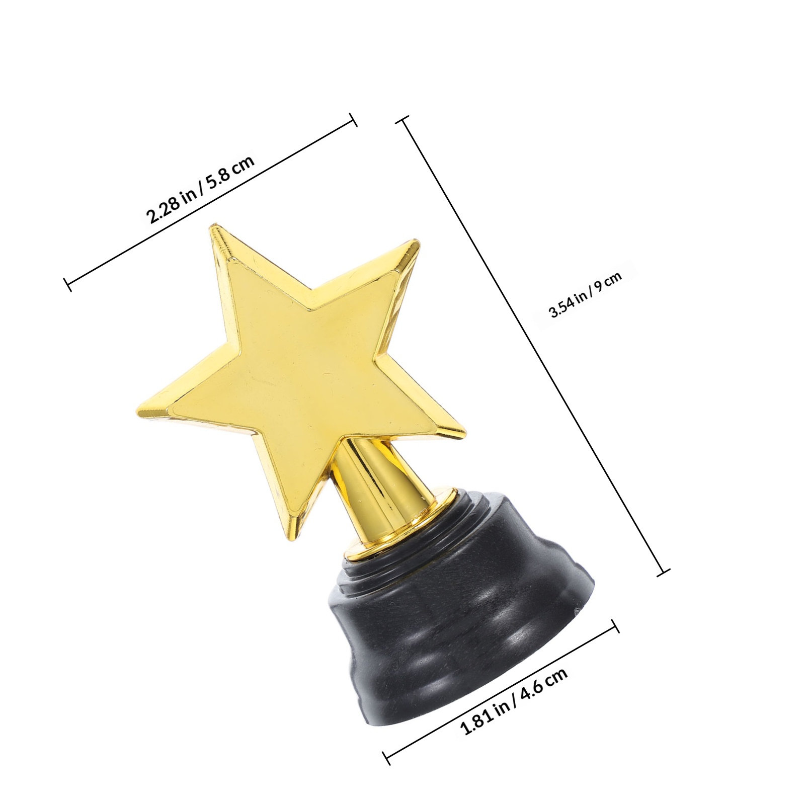 6Pcs Little Star Trophies Gold - đánh giá và giá Photography Competition