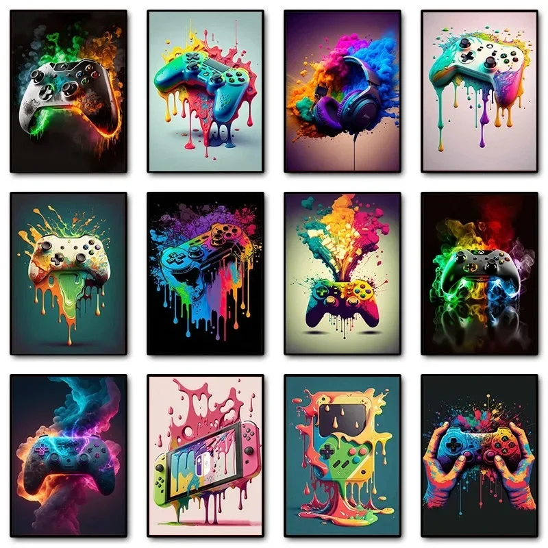 Colorful Pop Art Gamer Control - đánh giá và giá Photography By