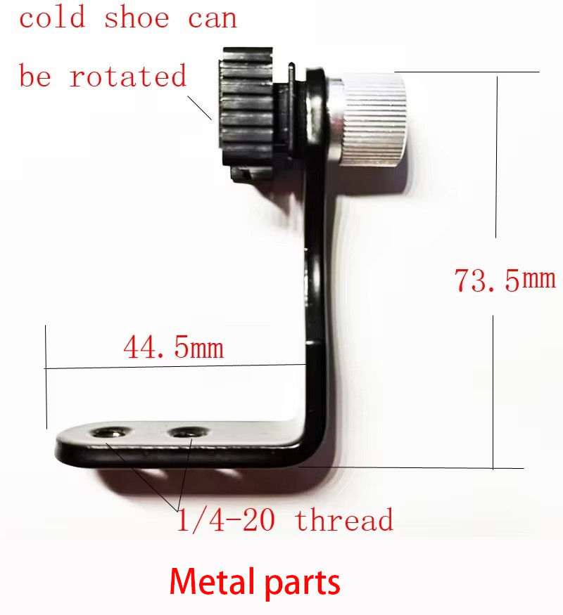 L type full Metal cold shoe br - đánh giá và giá Hot Shoe Adapter