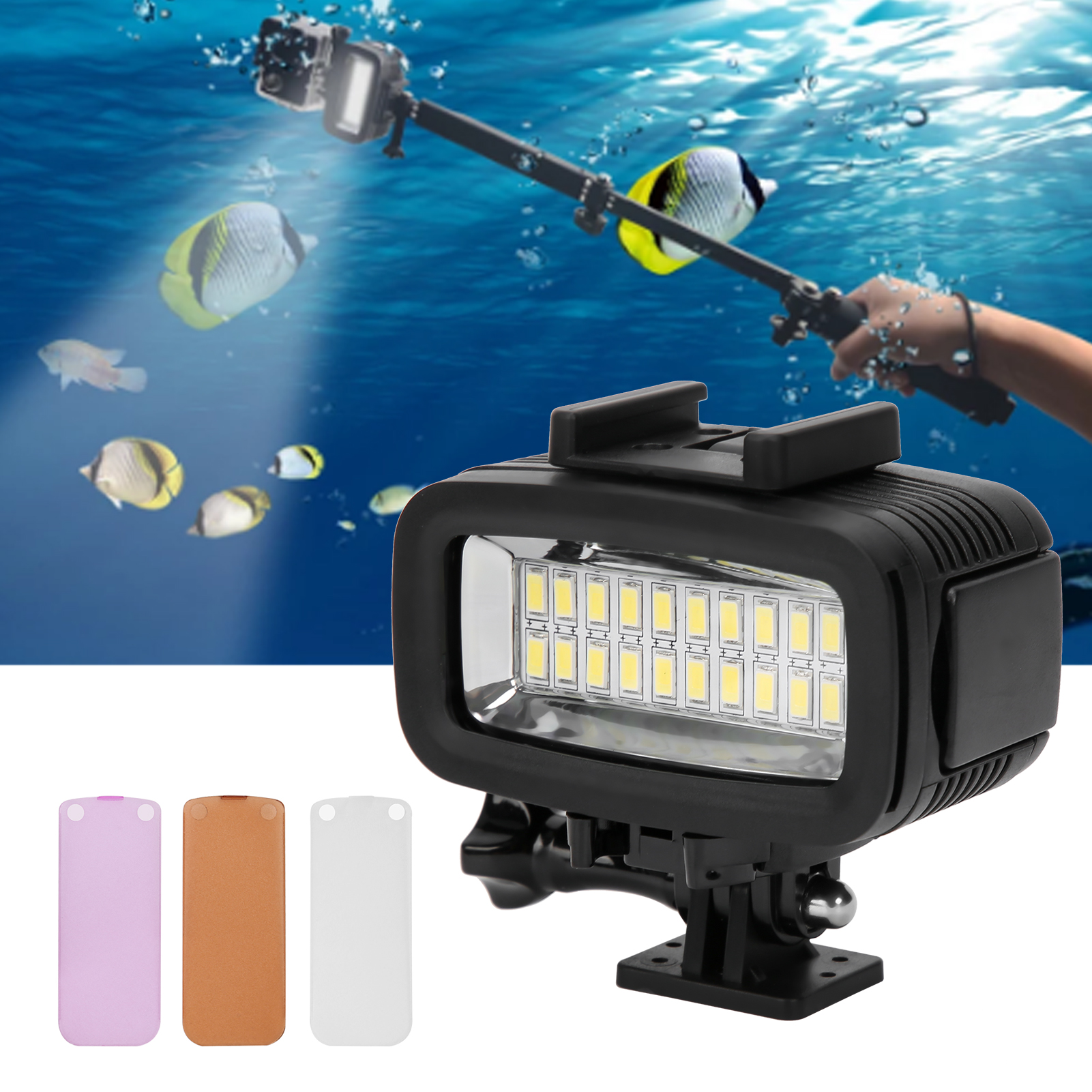 40m Underwater Photography Fil - đánh giá và giá Strobe Light Studio