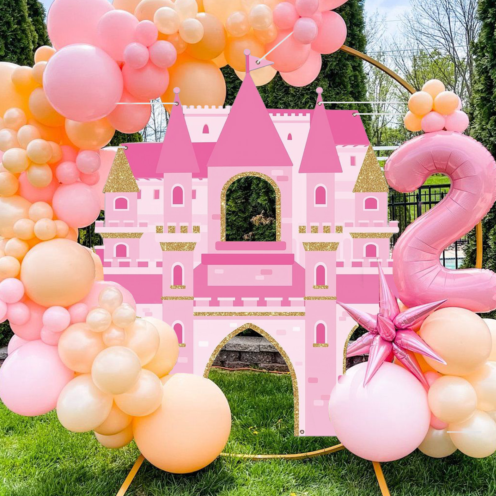 Pink Castle Party Photo Booth  - đánh giá và giá Photography Aesthetic