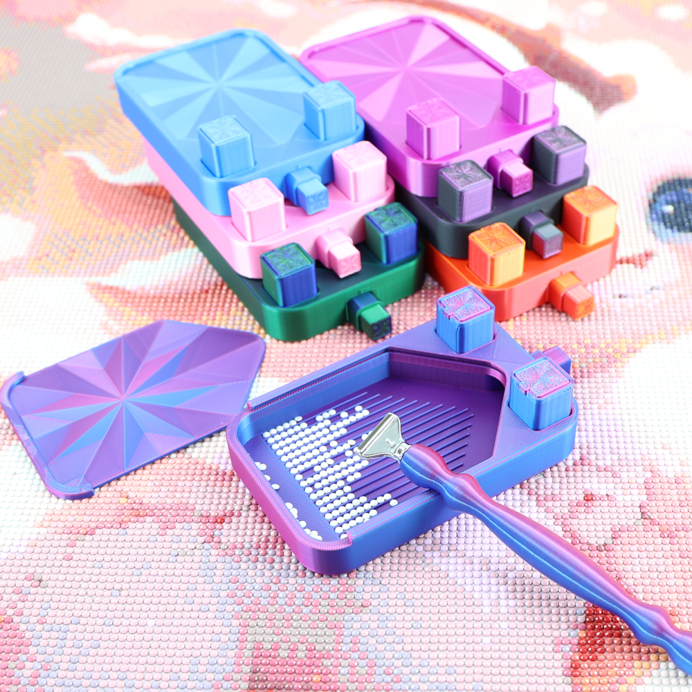Colorful Diamond Painting Tray - đánh giá và giá Photography Technique