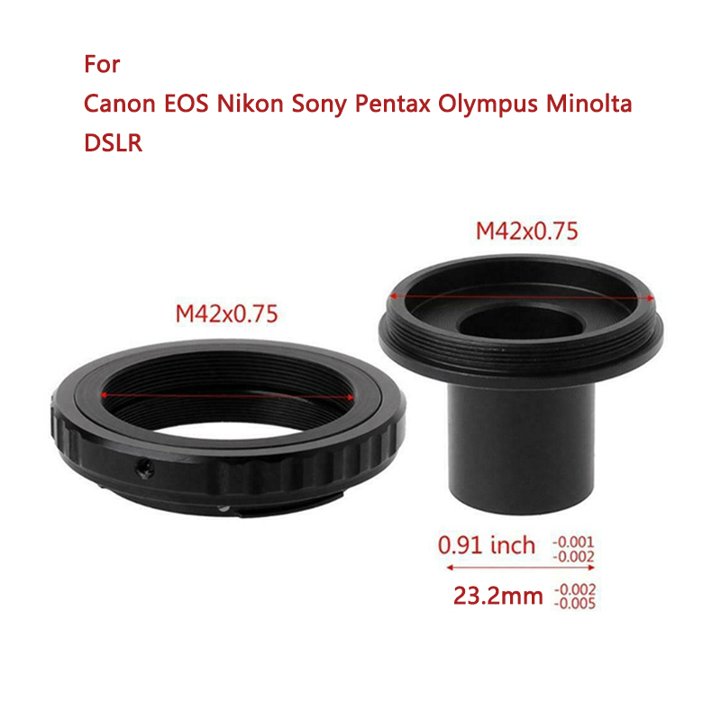 23.2mm T Ring Lens Mount Set D - đánh giá và giá Lens Adapter Ring
