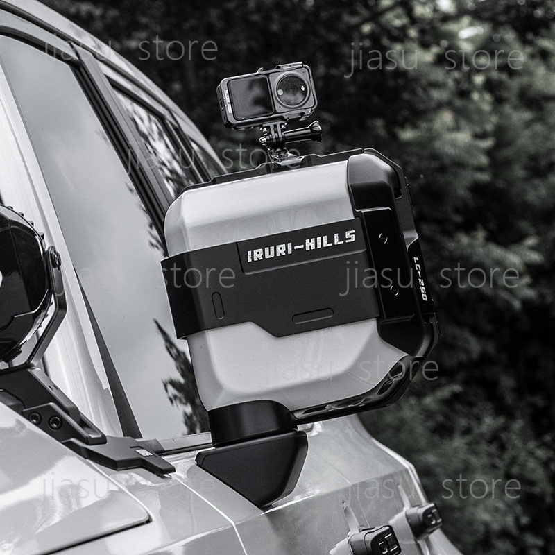 New Prado rearview mirror cove - đánh giá và giá Camera Rain Cover