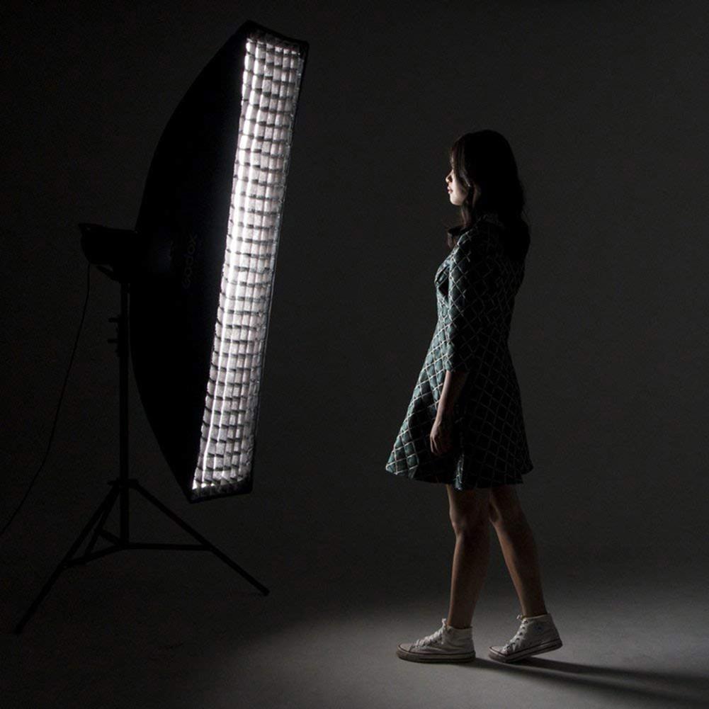 35 X 160cm Softbox Honeycomb G - đánh giá và giá Strobe Light Studio